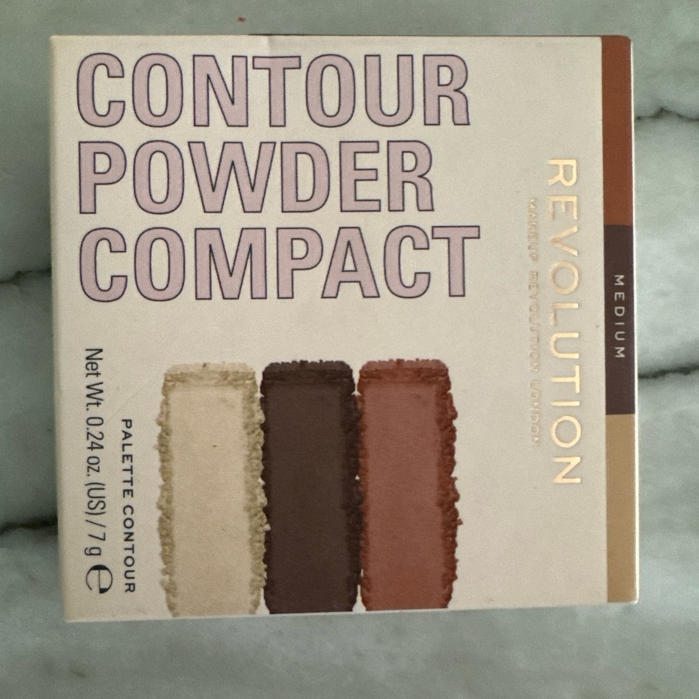 Makeup Revolution Face Palette - Cream, Beige, Brown Trio